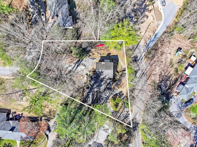 203 Davis Mountain Rd, Laurel Park, NC 28739 - aerial overview of property's location with property boundaries highlighted