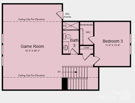 324 Basil Dr, Indian Trail, NC 28079 - view of floor plan / room layout