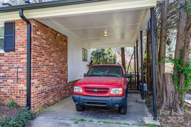 1041 Cutler Pl, Charlotte, NC 28212 - view of vehicle parking featuring an attached carport