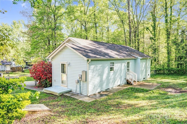 6628 Cool Water Ct, Charlotte, NC 28215 - view of outbuilding featuring entry steps