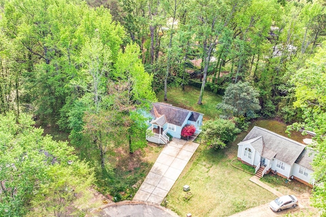 6628 Cool Water Ct, Charlotte, NC 28215 - view of subject property featuring a heavily wooded area