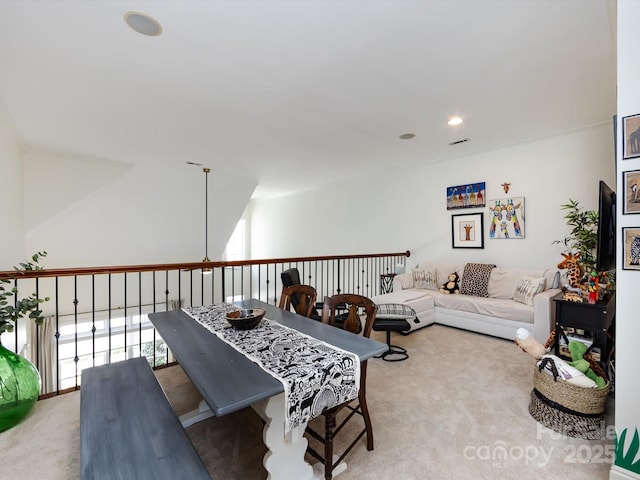 6301 Park Dr S, Charlotte, NC 28210 - view of carpeted dining room