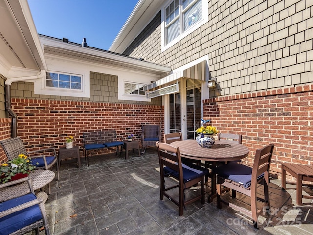6301 Park Dr S, Charlotte, NC 28210 - view of patio / terrace featuring outdoor dining space