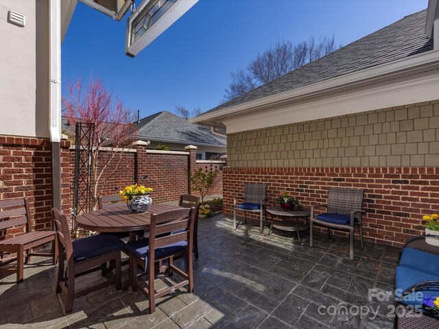 6301 Park Dr S, Charlotte, NC 28210 - view of patio with outdoor dining space