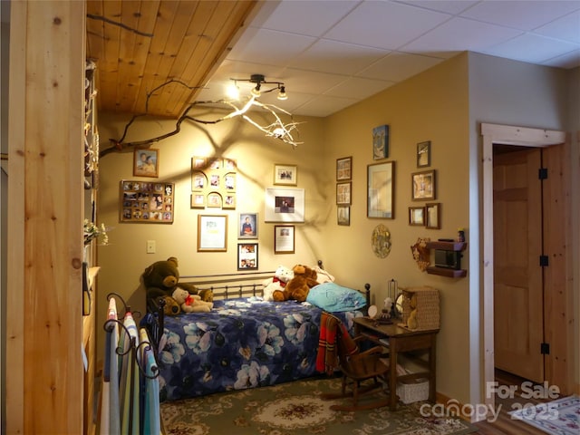 133 Saratoga Dr, Bostic, NC 28018 - bedroom with a paneled ceiling
