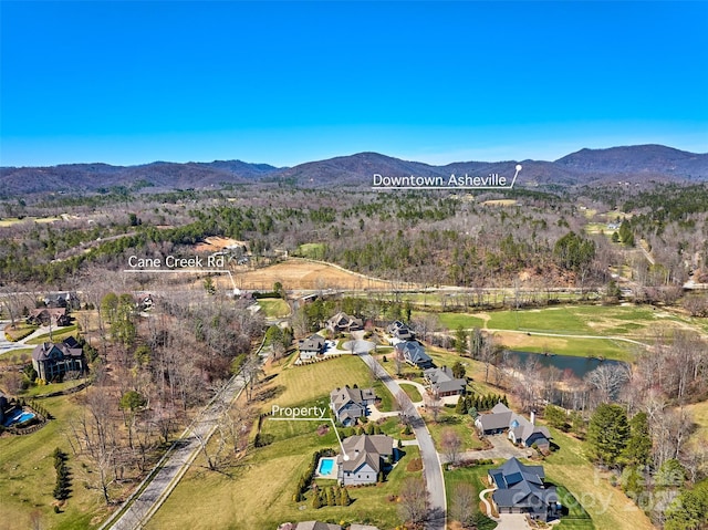 64 Water Hill Way, Fletcher, NC 28732 - view of property location with a water and mountain view