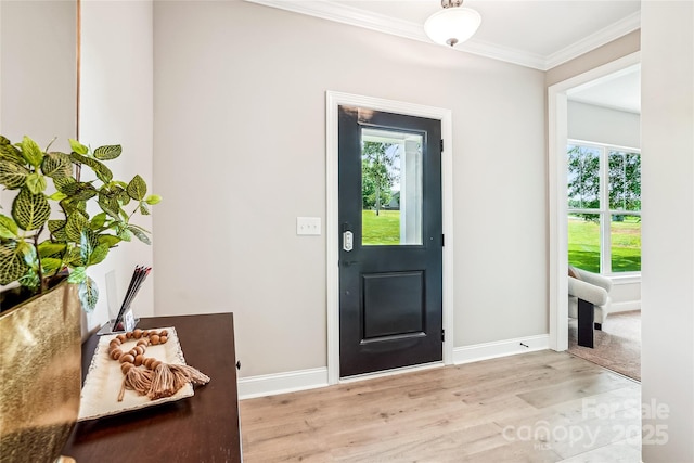 522 Fern Hill Rd Unit 17, Mooresville, NC 28117 - entrance foyer featuring plenty of natural light, light wood-style floors, and ornamental molding