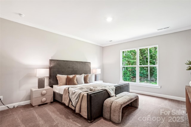 522 Fern Hill Rd Unit 17, Mooresville, NC 28117 - bedroom with light carpet and crown molding