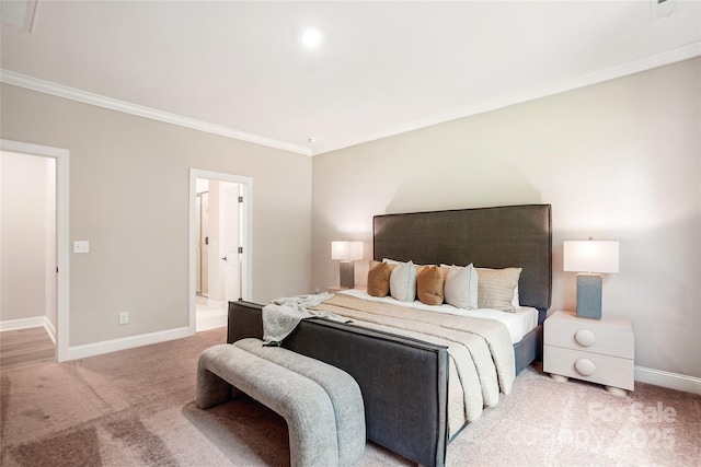 522 Fern Hill Rd Unit 17, Mooresville, NC 28117 - carpeted bedroom featuring baseboards and crown molding