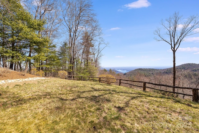 315 Jocassee Trl, Sapphire, NC 28774 - view of yard with a mountain view