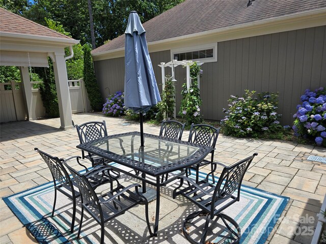 1112 Avalon Pl, Stallings, NC 28104 - view of patio with outdoor dining area