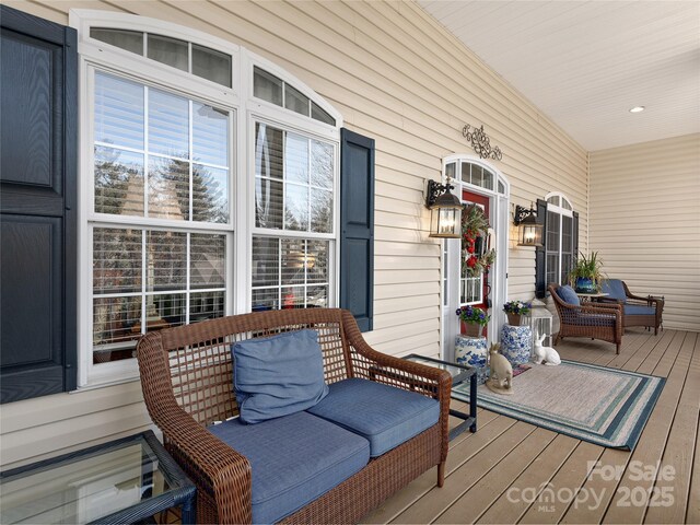155 Jonathan Creek Dr, Etowah, NC 28729 - deck featuring covered porch