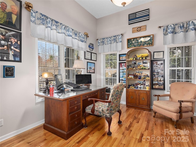 155 Jonathan Creek Dr, Etowah, NC 28729 - office featuring wood finished floors and baseboards