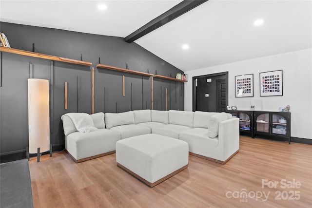 5501 Joyce Dr, Charlotte, NC 28215 - living area with light wood-type flooring and recessed lighting