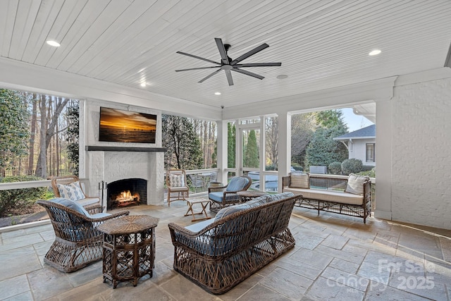 19117 Davidson Concord Rd, Davidson, NC 28036 - view of sunroom