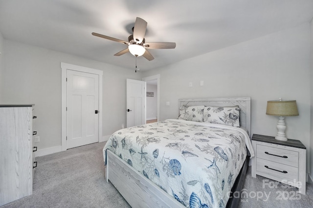 463 Lake Wylie Rd, Belmont, NC 28012 - bedroom with carpet and ceiling fan