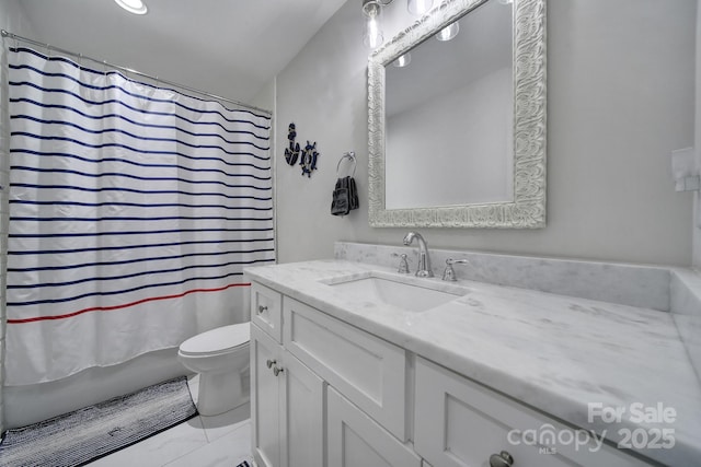 463 Lake Wylie Rd, Belmont, NC 28012 - full bathroom with vanity and shower / bath combination with curtain