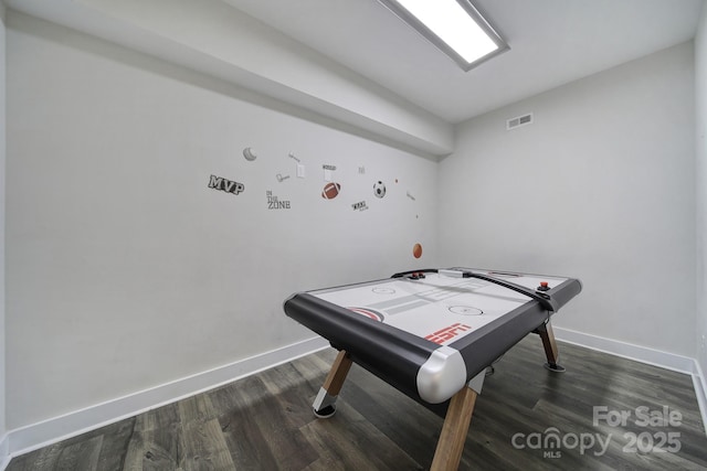 463 Lake Wylie Rd, Belmont, NC 28012 - game room featuring dark wood-style flooring