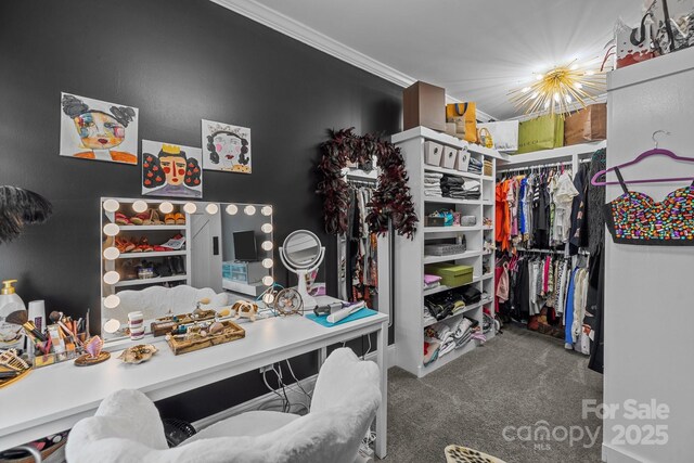 15921 Cramur Dr, Huntersville, NC 28078 - spacious closet with carpet