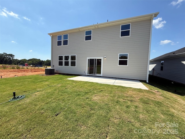 317 Maidstone Dr Unit 57, Monroe, NC 28110 - rear view of house with a patio area and a yard