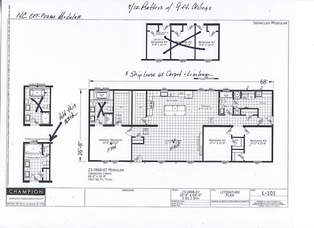 2070 Travis Rd, Conover, NC 28613 - home floor plan