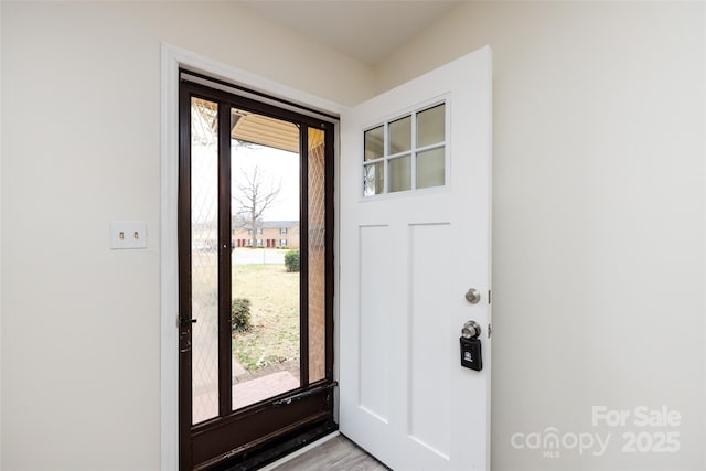view of entryway