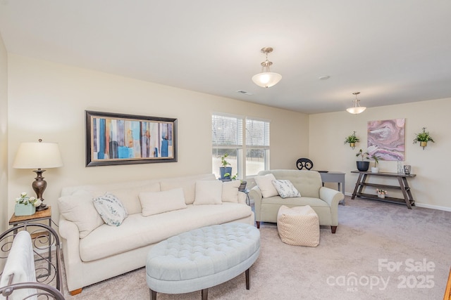 1512 Brooksland Pl, Waxhaw, NC 28173 - carpeted living area featuring baseboards