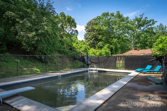 31 Vista Dr, Candler, NC 28715 - view of swimming pool with a diving board