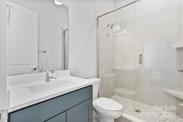 1132 Meander Ln, Waxhaw, NC 28173 - full bathroom featuring vanity and a shower stall