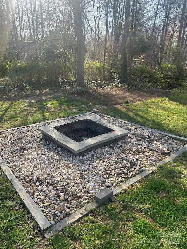 view of storm shelter