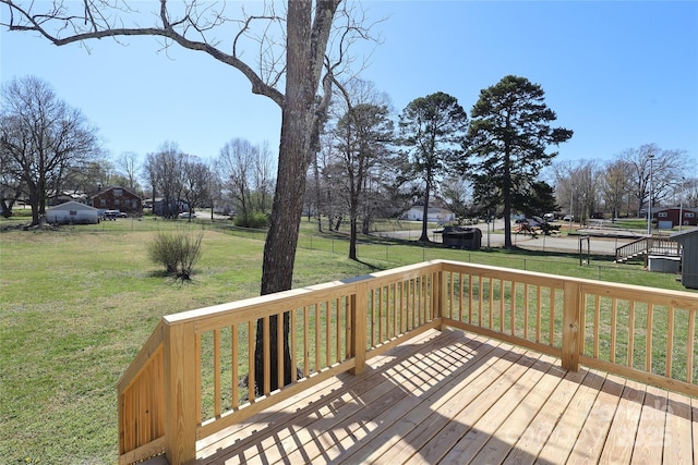 1018 Union St, Maiden, NC 28650 - wooden terrace featuring a yard