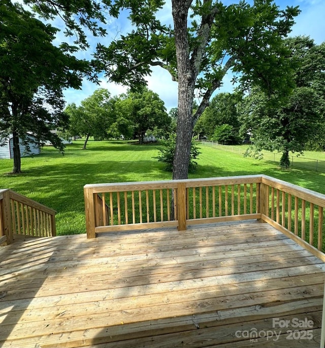 1018 Union St, Maiden, NC 28650 - wooden terrace with a yard