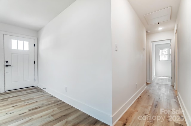 1116 Carolina Ave, Rock Hill, SC 29730 - entryway with baseboards and light wood-type flooring