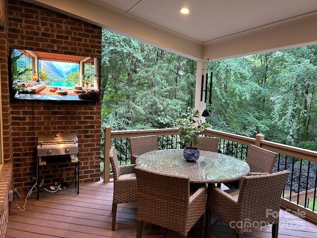 604 Wisteria Walk Way, Fort Mill, SC 29715 - deck featuring outdoor dining area