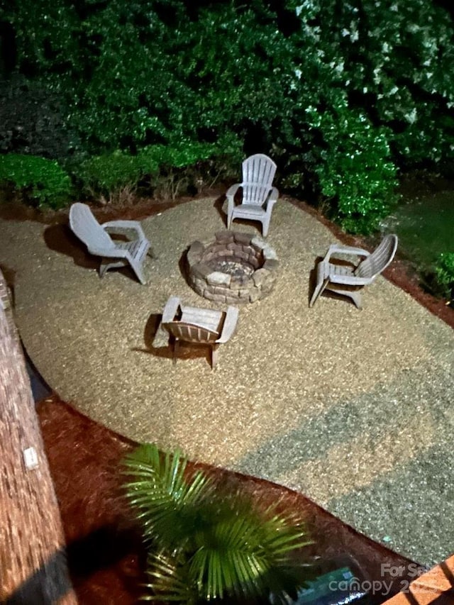 604 Wisteria Walk Way, Fort Mill, SC 29715 - view of yard featuring an outdoor fire pit and a patio area