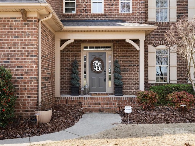 604 Wisteria Walk Way, Fort Mill, SC 29715 - doorway to property with brick siding