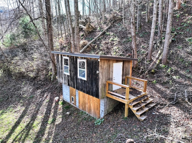 view of outbuilding with an outdoor structure