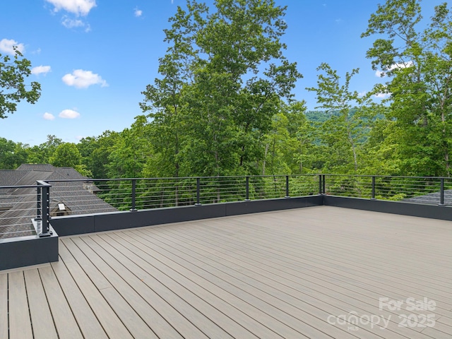 76 Running Creek Trl Unit 94, Arden, NC 28704 - wooden terrace with a wooded view