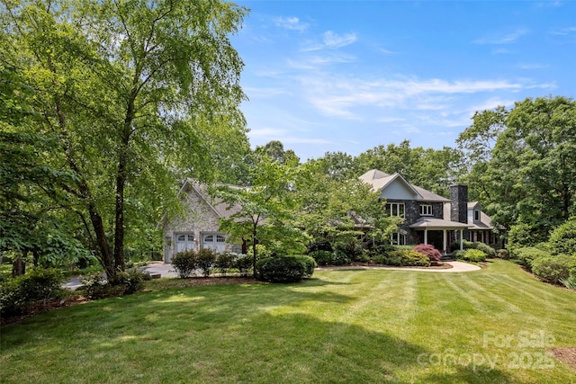 421 N Boundary Rd, Mill Spring, NC 28756 - view of grassy yard