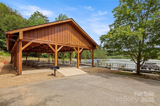 421 N Boundary Rd, Mill Spring, NC 28756 - surrounding community featuring a gazebo and a water view
