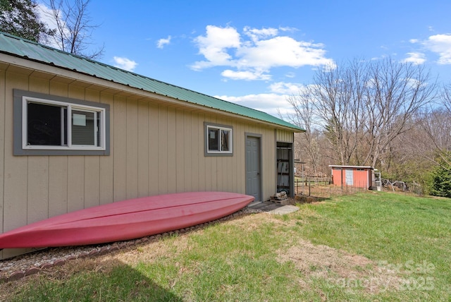 view of outbuilding with an outdoor structure