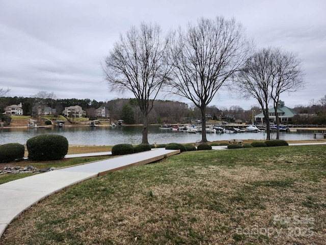 18224 Taffrail Way, Cornelius, NC 28031 - view of yard with a water view