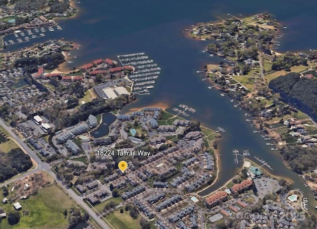 18224 Taffrail Way, Cornelius, NC 28031 - bird's eye view with a water view