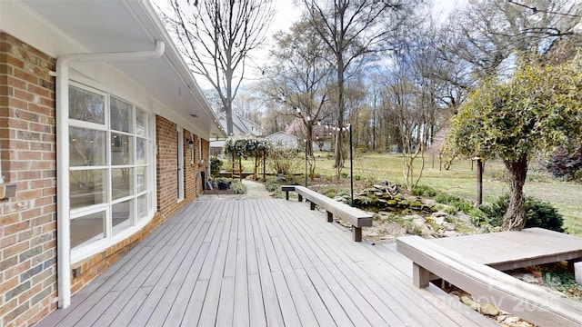 116 Jonas Dr, Lincolnton, NC 28092 - view of wooden terrace
