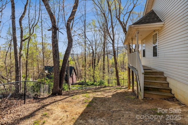 12 Hutchinson Woods Dr, Fletcher, NC 28732 - view of yard featuring fence