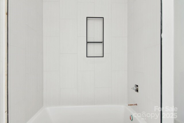 full bathroom featuring tub / shower combination