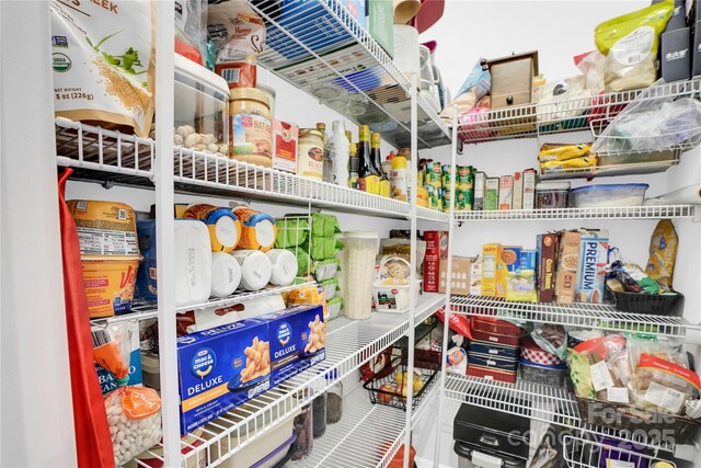 view of pantry