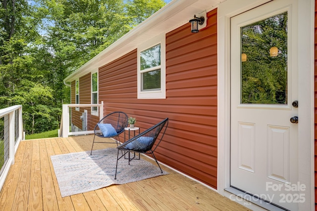 37 Garland Ball Dr, Alexander, NC 28701 - view of wooden deck