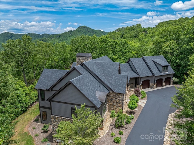 45 Fates Overlook Loop, Black Mountain, NC 28711 - view of mountain background with a heavily wooded area