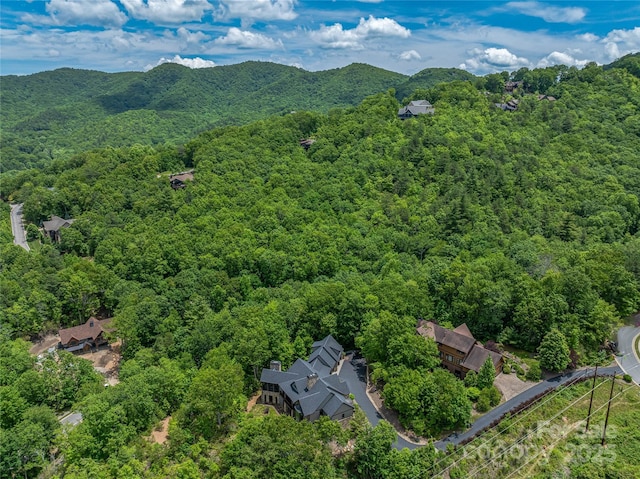 45 Fates Overlook Loop, Black Mountain, NC 28711 - aerial view of a heavily wooded area and mountains